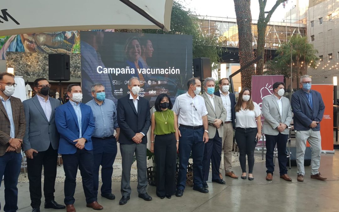 Gremios empresariales se unen en Campaña de Vacunación
